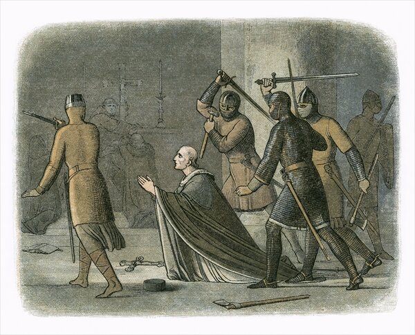 James Doyle, A CHRONICLE OF ENGLAND : B.C.55–A.D.1485; Murder of the Primate   Джеймс Дойл,  Хроника Англии:   Убийство первосвященника