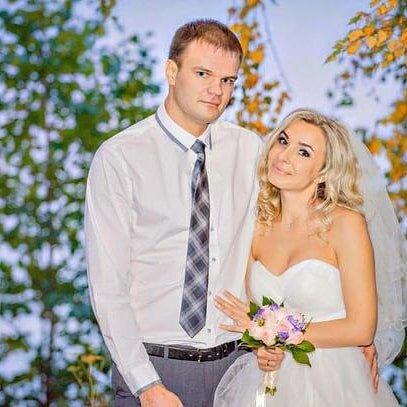 Анастасия Дашко с мужем