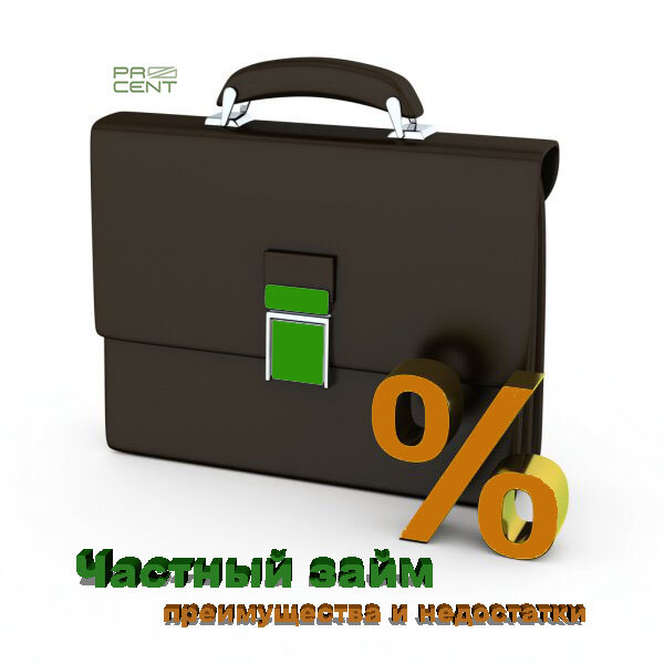 Преимущества и недостатки частного займа
