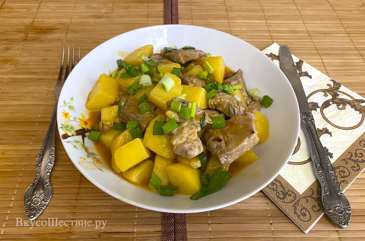 Картошечка со свининой