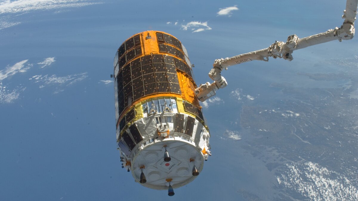 Японский грузовой корабль H-II "Коунотори". Взято из Яндекс-картинок