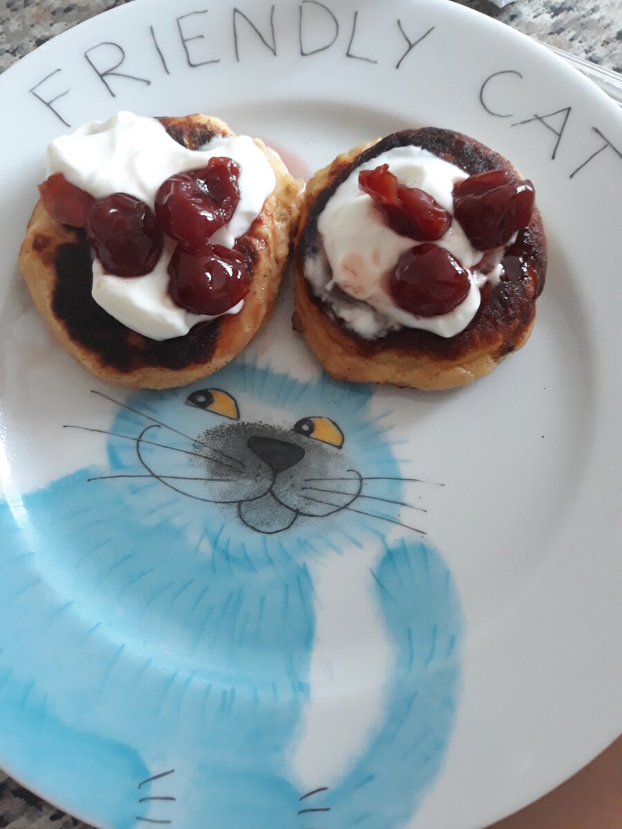 Сырники с йогуртом