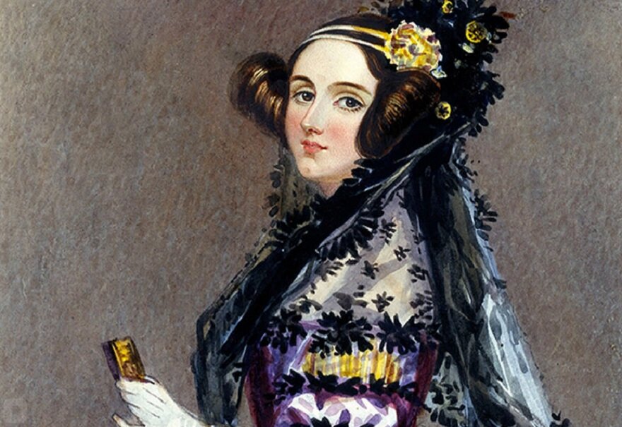 Первая женщина программист ада лавлейс. Августа ада кинг графиня лавлейс. Ада августа лавлейс. Кто была 1 женщина. Графиня ада августа лавлейс.