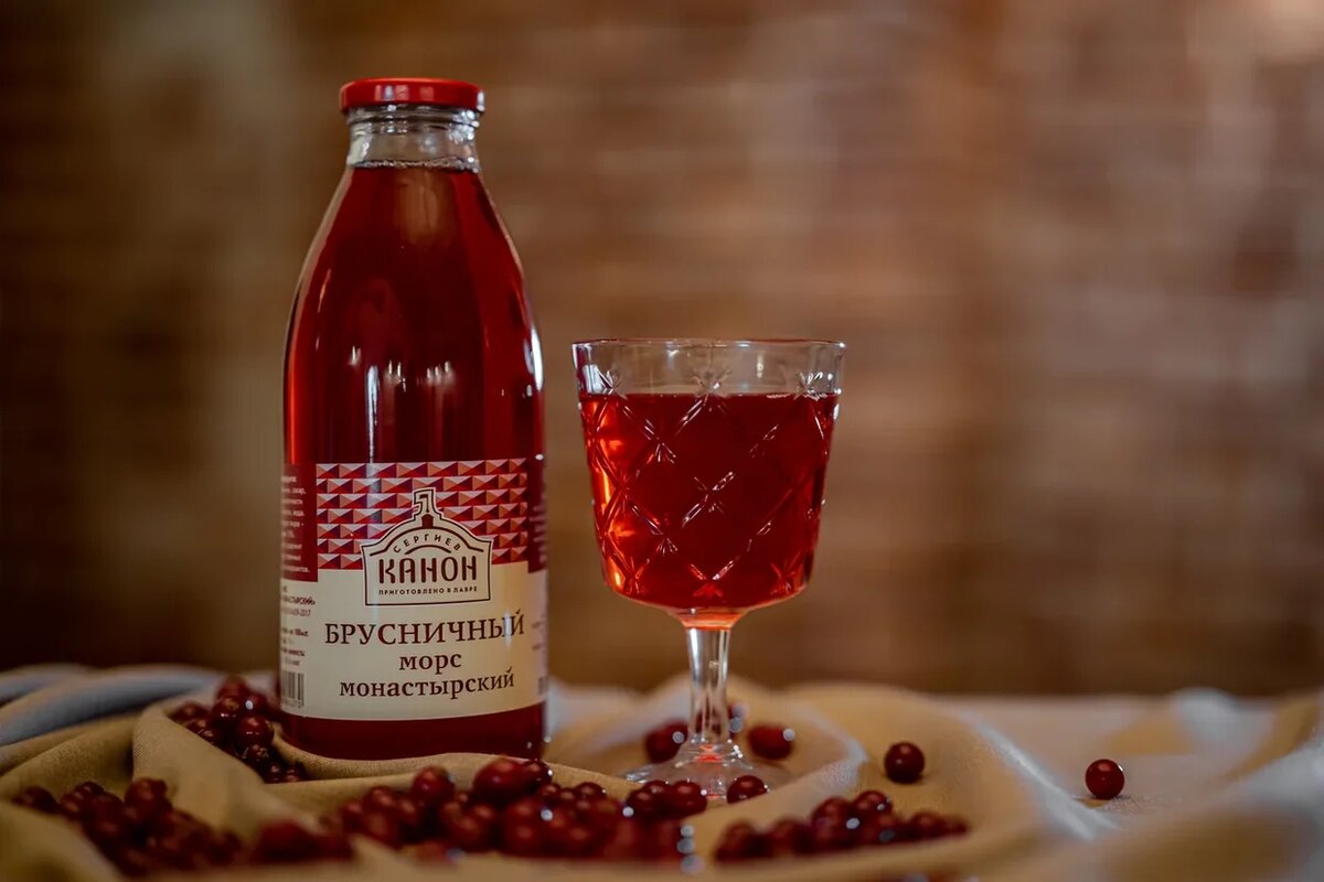Брусничный морс Сергиев канон