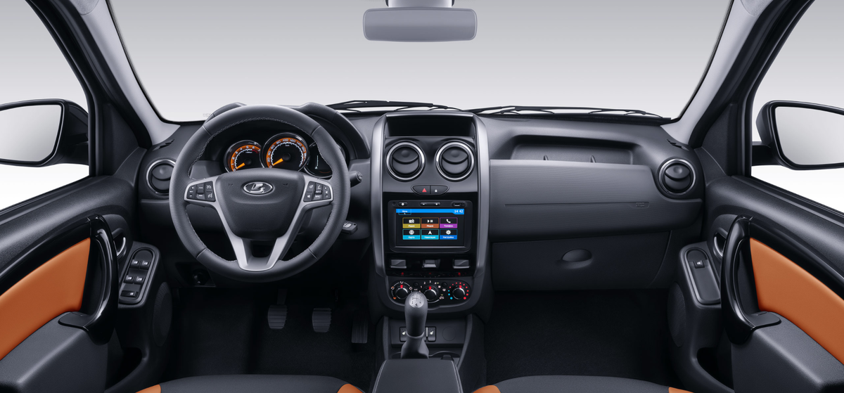 Интерьер обновленного LADA Largus (Иллюстрация взята с lada.ru)