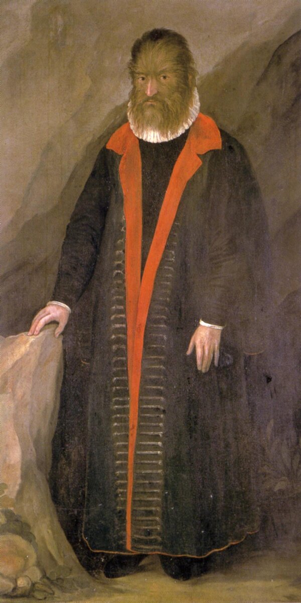 Петрус Гонсалвус, 1580. Источник: wikipedia.org