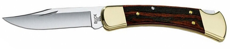 Складной нож BUCK Folding Hunter 110 сталь 420HC, рукоять дерево