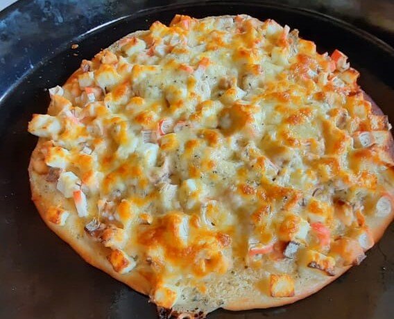 пицца с грибами и курицей и помидорами и с сыром пошаговый рецепт в духовке | Дзен