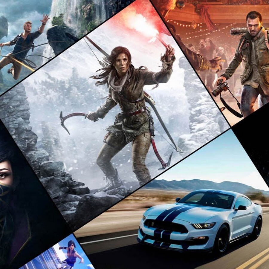 Игры коллаж картинки