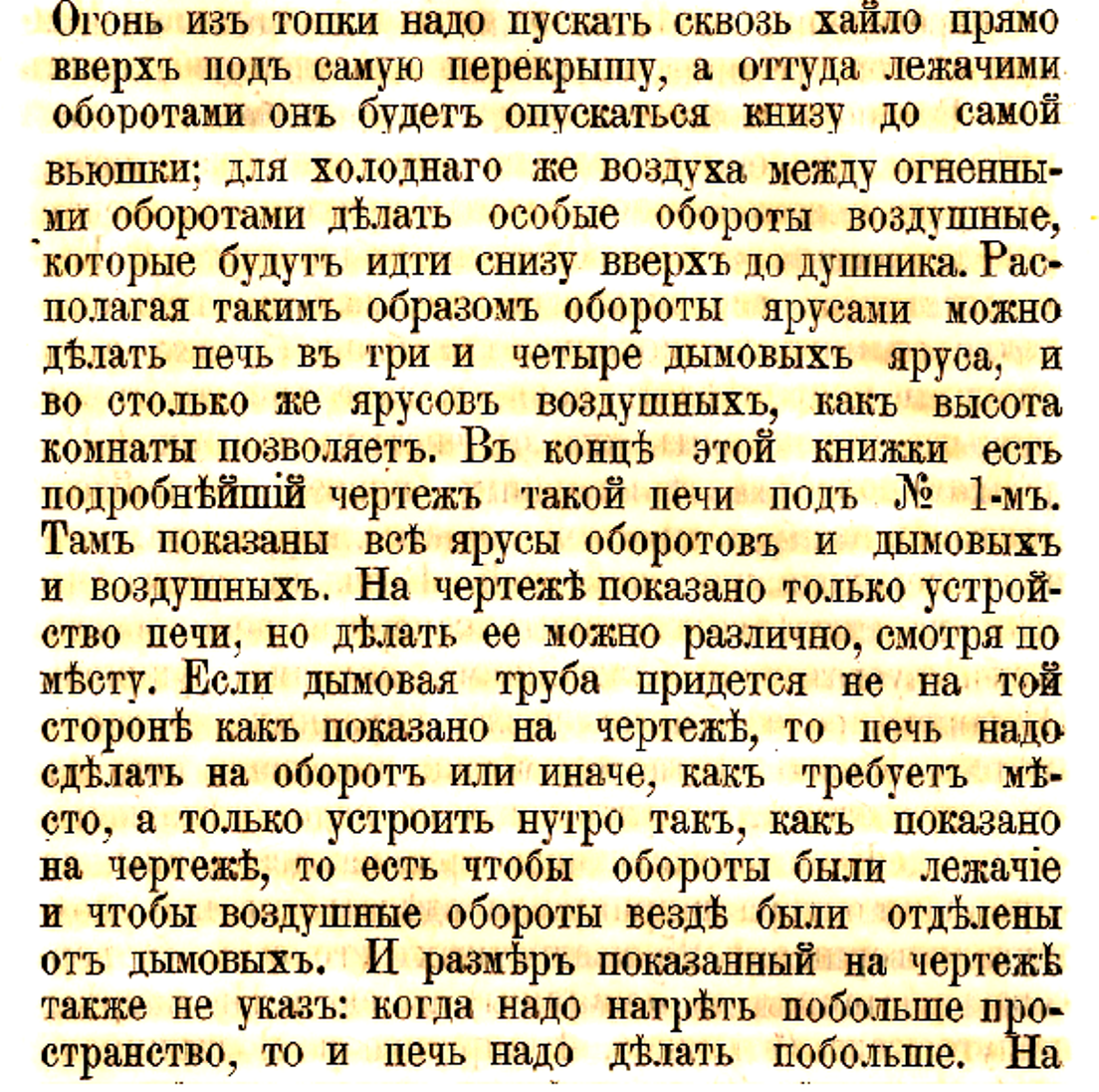 Из книги В. Собольщикова “Печное мастерство”. 1865 год.