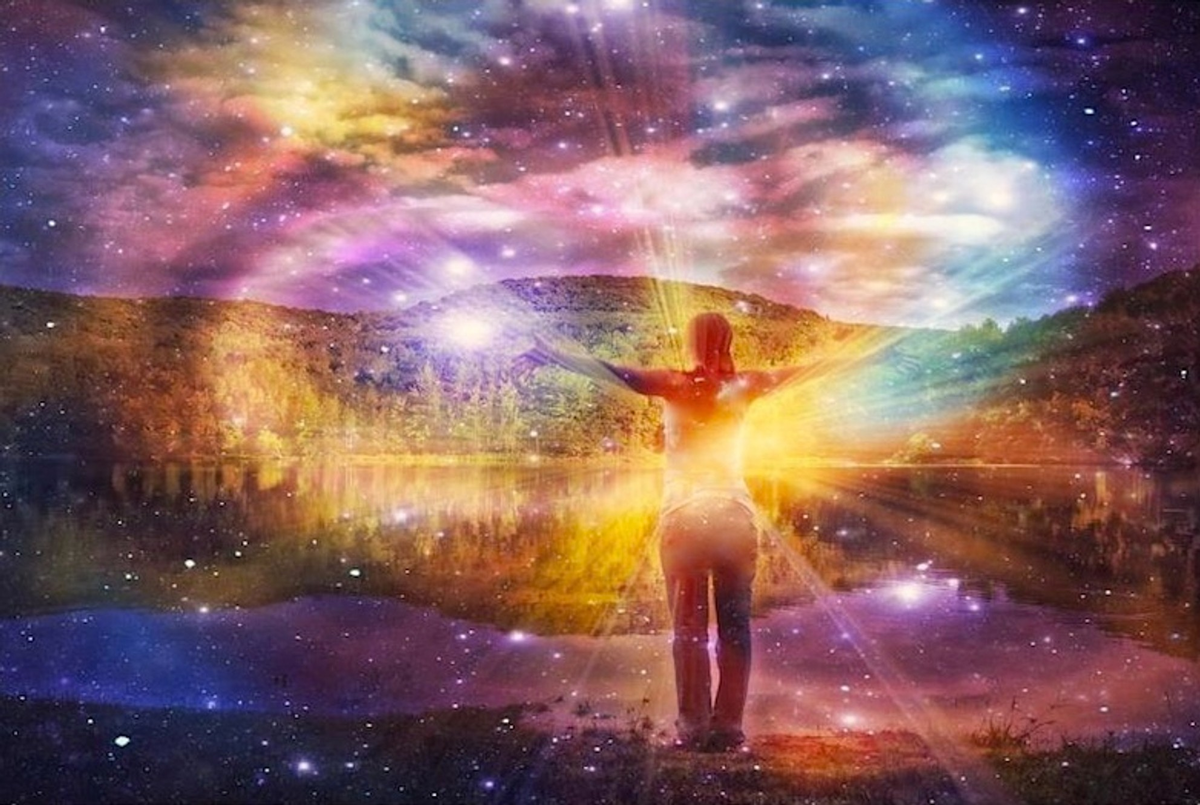 Будьте светом самой себе. Энергия человека. Человек и Вселенная. Человек в потоке энергии. Божественный свет в человеке.