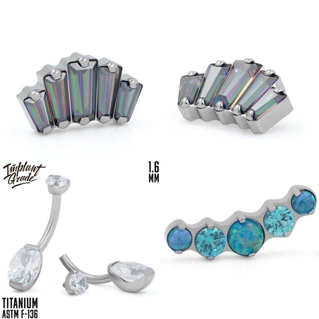 Накрутки и банан с камнями от Implant Grade