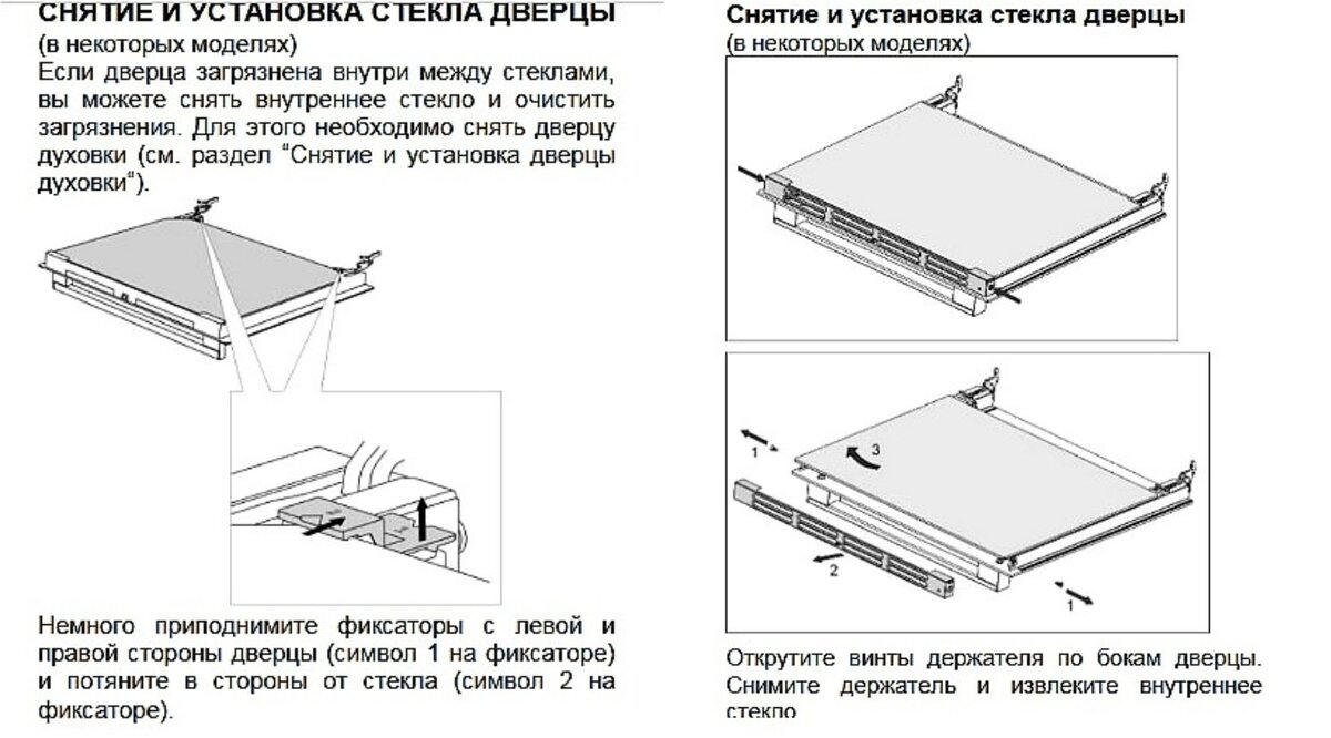 Смог забраться внутрь двойного стекла духовки и отмыть его до блеска: Дело  в 2х кнопках/защелках, которые надо рассмотреть | Зоркий | Дзен