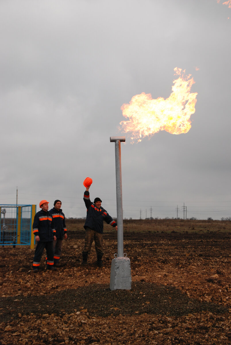 В крымской глубинке очень ждут зажжения такого факела