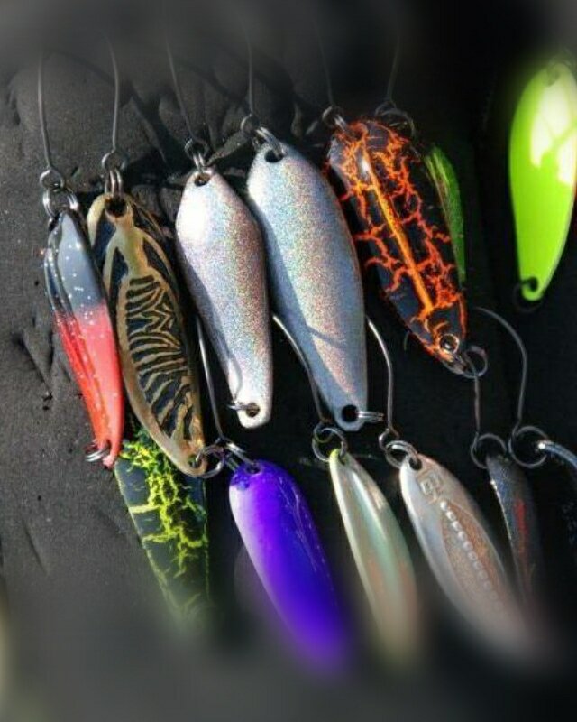 Колебалки на которые мы пробовали поймать заветную щучку. 