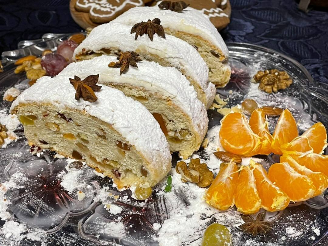 Штоллен творожный Рождественский