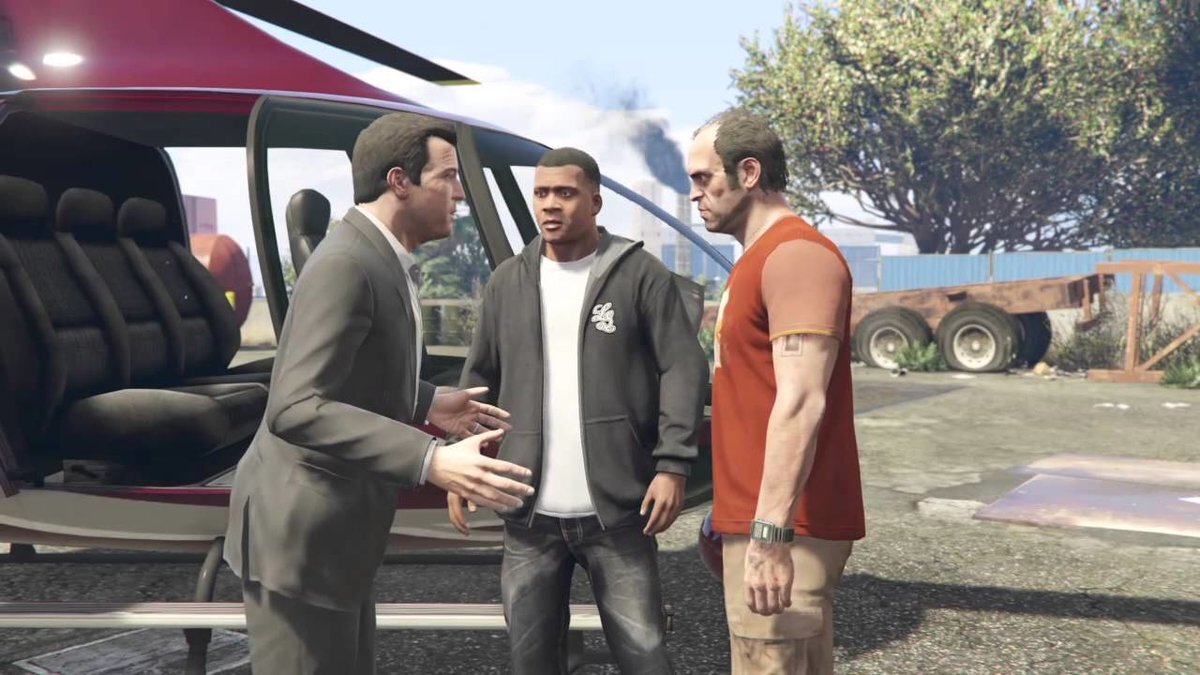 Скриншот из игры GTA 5.