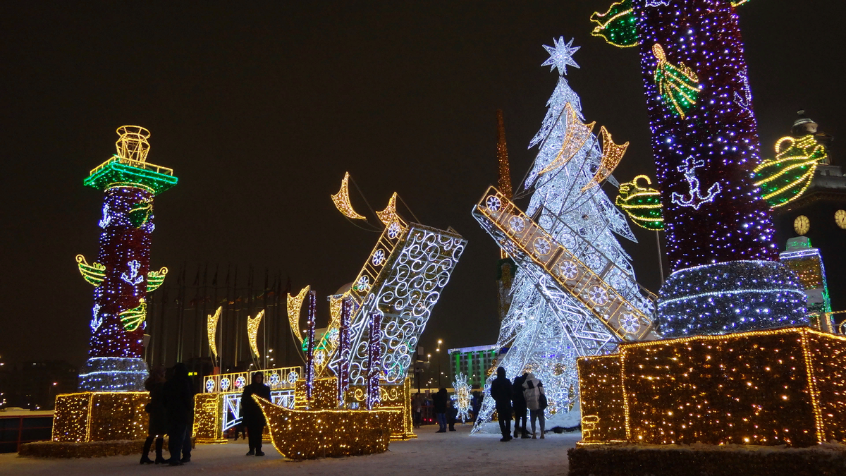 Новогодняя Москва. Фото взято из интернета.