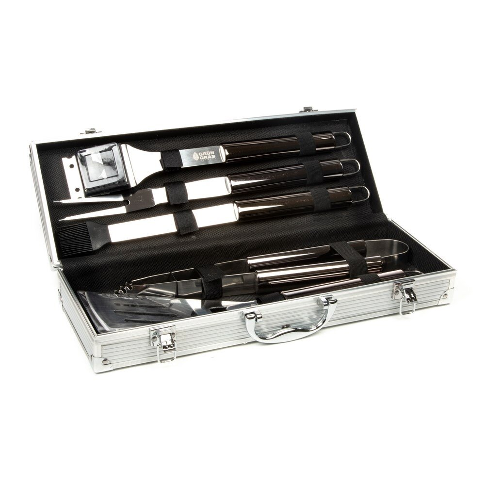грюн грас набор для барбекю. набор для барбекю grun gras 30304. набор инструментов для барбекю grun gras, 18 предм. набор для барбекю grun gras 30313. набор для барбекю grun gras 30315.