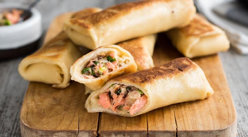 Больше рецептов блинчиков см. на www.gastronom.ru