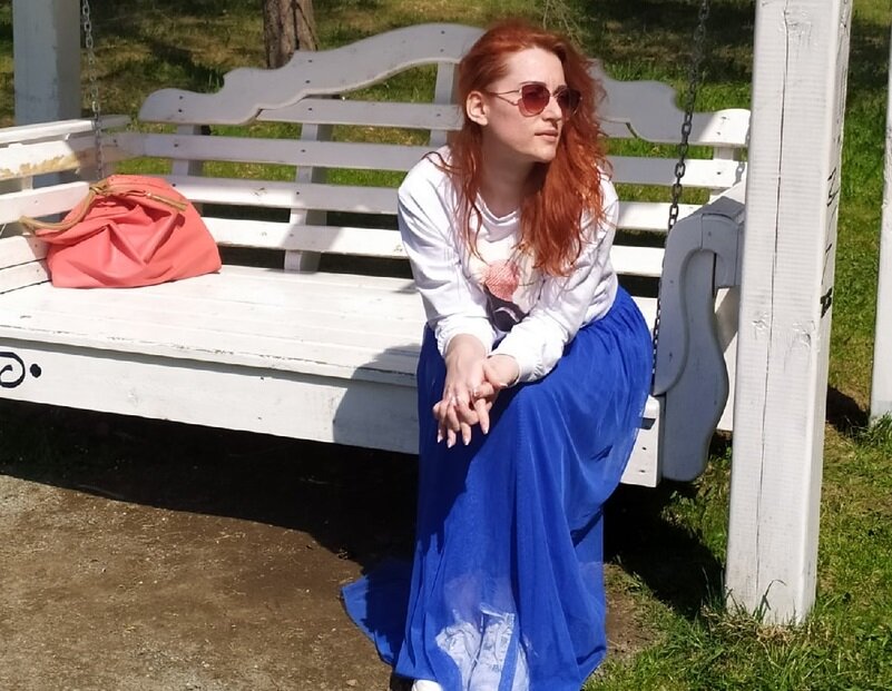 Фото автора. Качели судьбы в парке Усть-качка