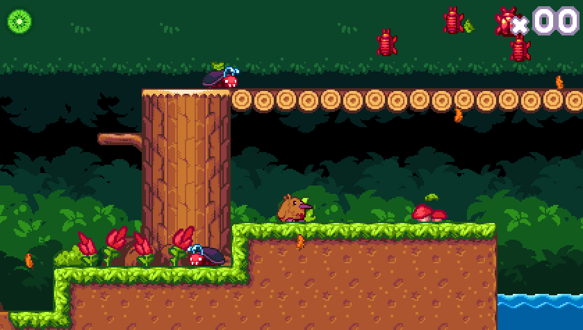 Демонстрация игры созданной в Construct 3 и доступная в примерах для изучения