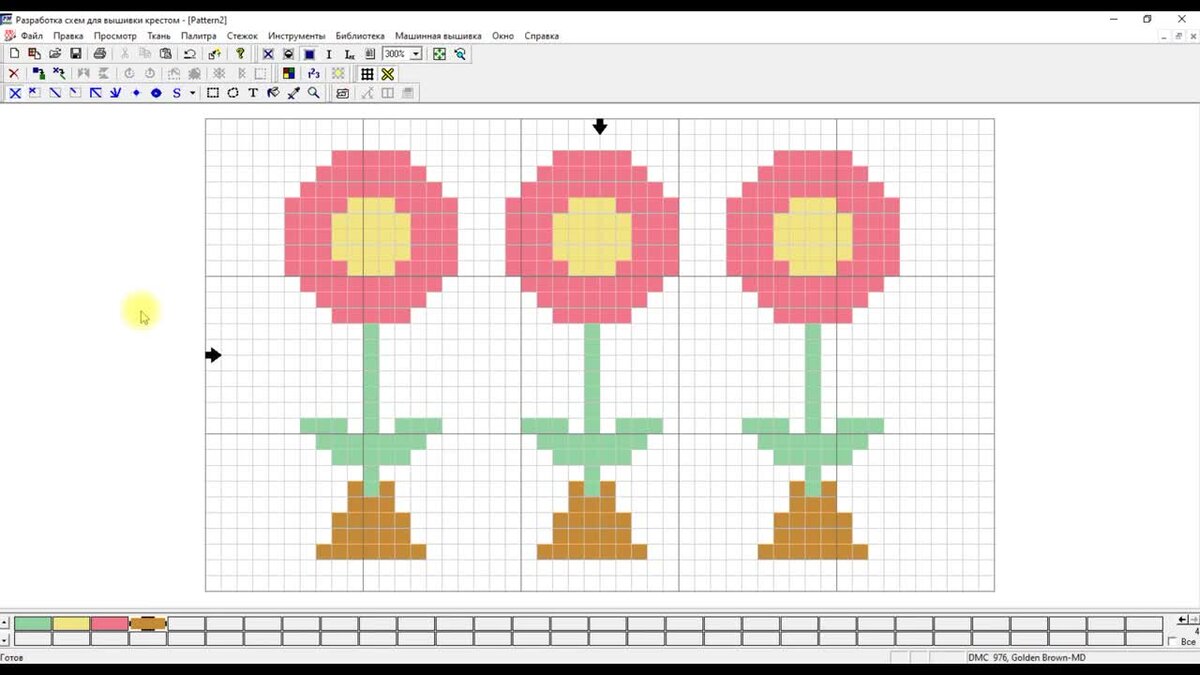 Программа для перенабора схем вышивки крестом