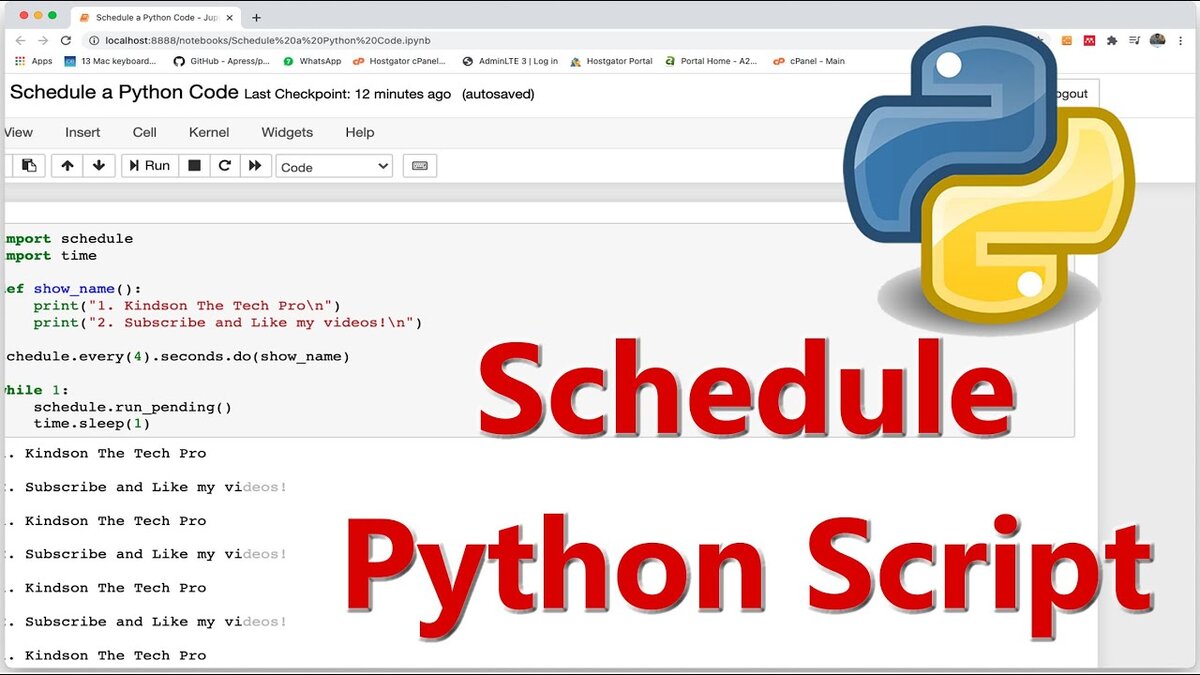 🕘 schedule в Python | Python Django | Дзен