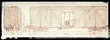 Чертеж товарного вагона из той же книги