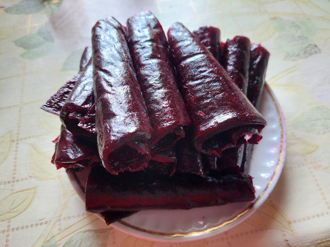 Это уже готовая пастила. Фото моё.