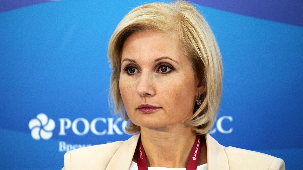    Первый заместитель министра труда и социальной защиты Российской Федерации Ольга Баталина на ВЭФ-2022© РИА Новости / Алексей Даничев