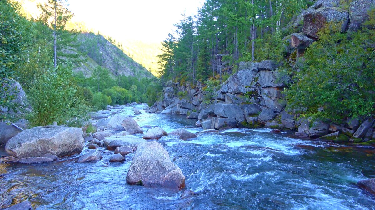 Один из порогов в священном ущелье