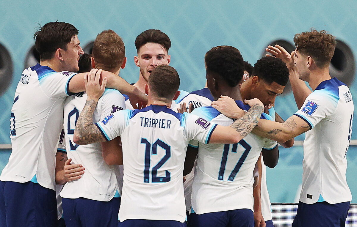    Игроки сборной Англии  Сергей Бобылев/ТАСС