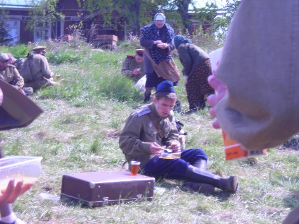 Фото Авакова Владимира "Утомлённые солнцем 2: Предстояние"  - съёмки. 2008 год. Шушары.