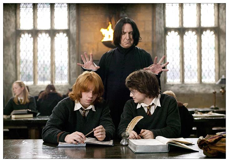 Очень нравится, как это подметили в "Гарри Поттере".