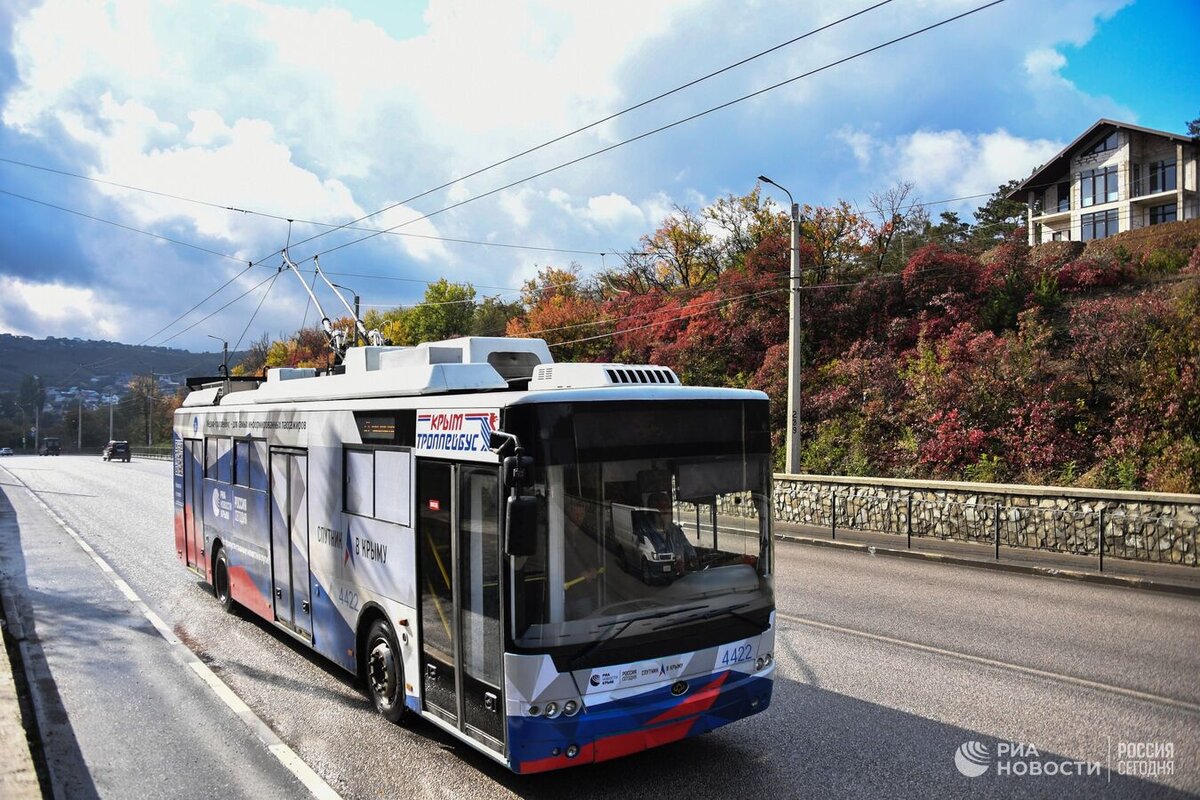 Симферополь — Алушта — Ялта: кот Мостик про самый длинный в мире  троллейбусный маршрут | Кот Мостик | Дзен