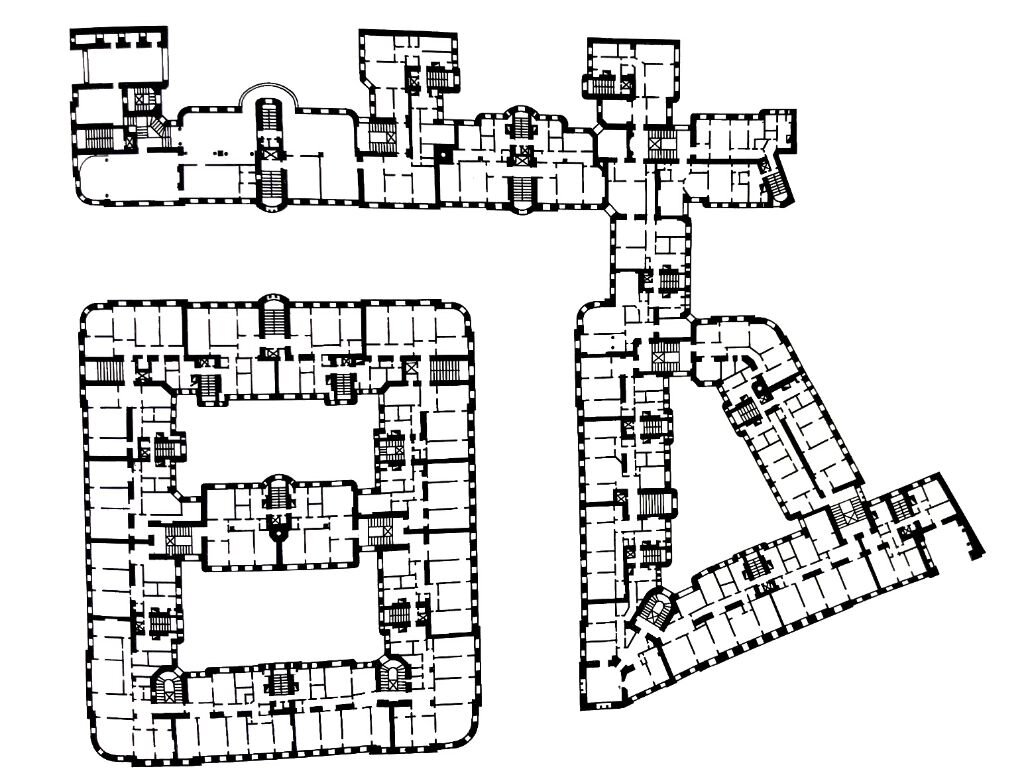 План дома Московского купеческого общества.