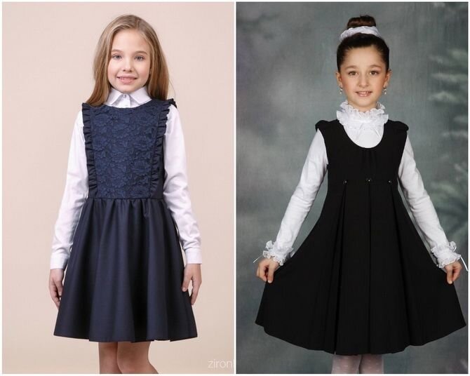 Модная школьная форма для девочек: стильные фото 2020-2021 года