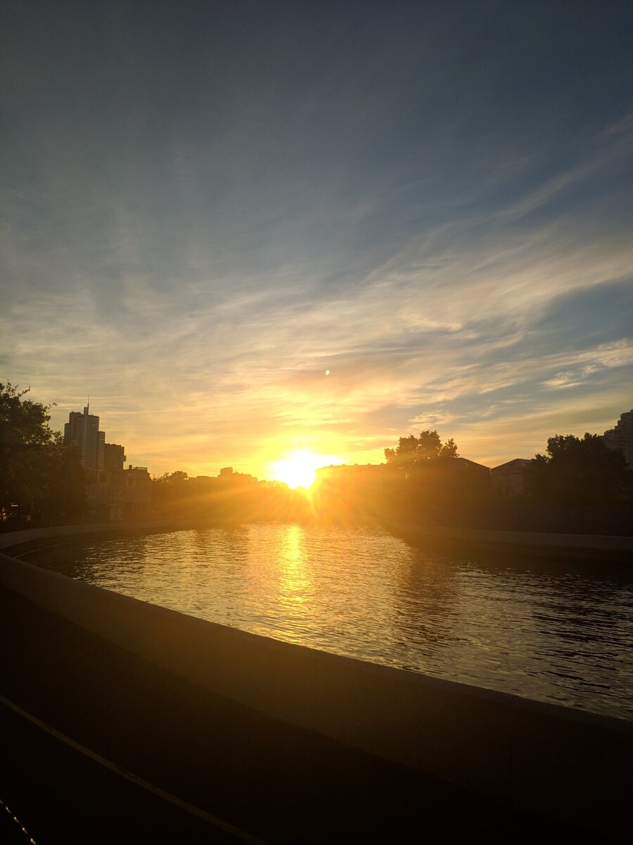 Пейзаж заката