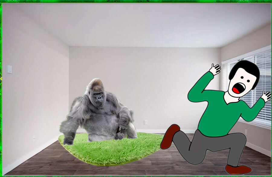Горилла против человека