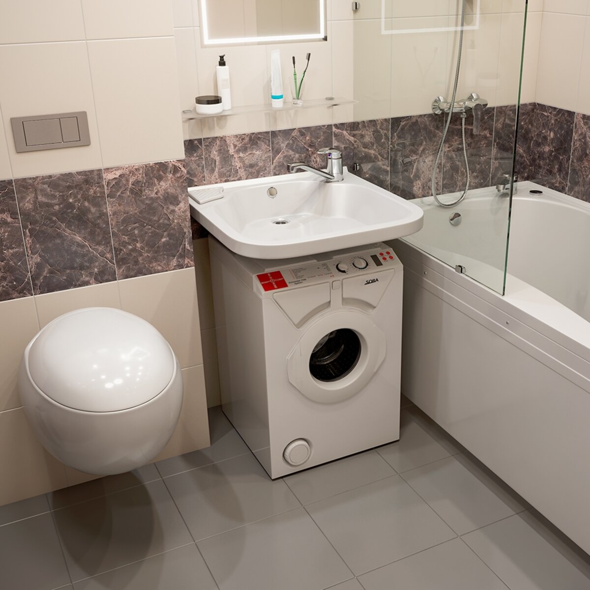 Наша старая стиралка, которая мало белья вмещала