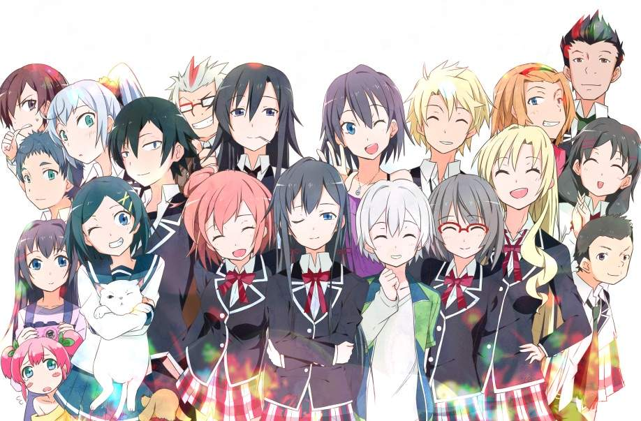 Моя розовая школьная жизнь сплошной. Oregairu аниме. Аниме орегайру персонажи. Oregairu персонажи. Орегаиру Зоку.