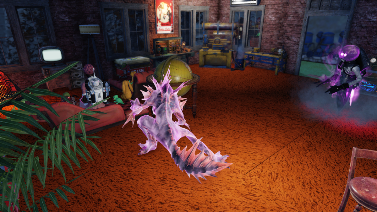 Я просто пыталась посмотреть телевизор - скриншот из игры Fallout 76