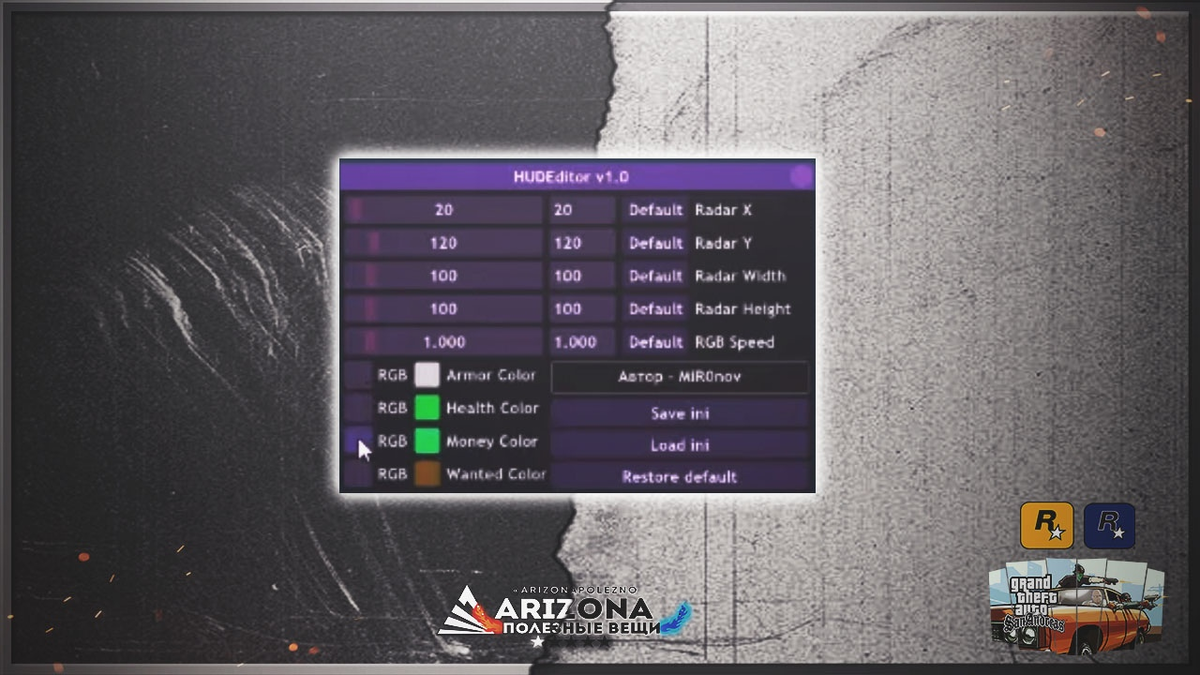 Взято у группы Аризона полезные вещи