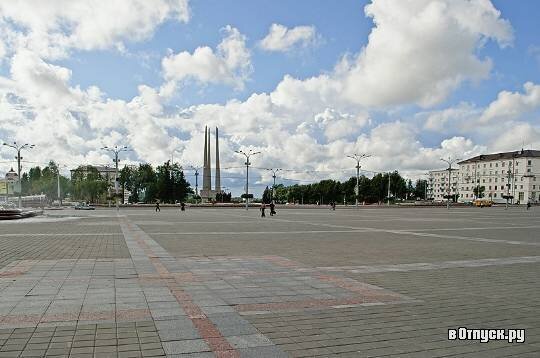 Площадь Победы в Витебске готовят к празднику: фотофакт Народные новости Витебск