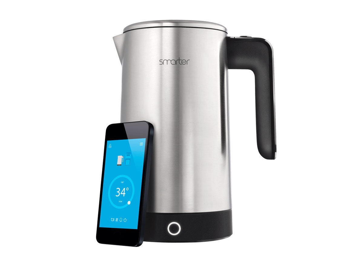 Через смартфон можно включить, выключить или установить нужную температуру нагрева.