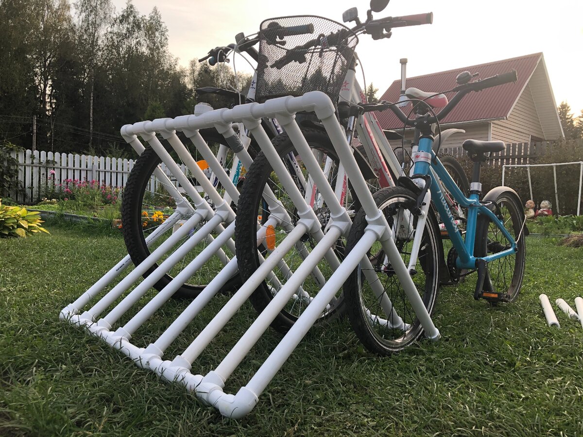 Идея: Парковка для велосипедов на даче