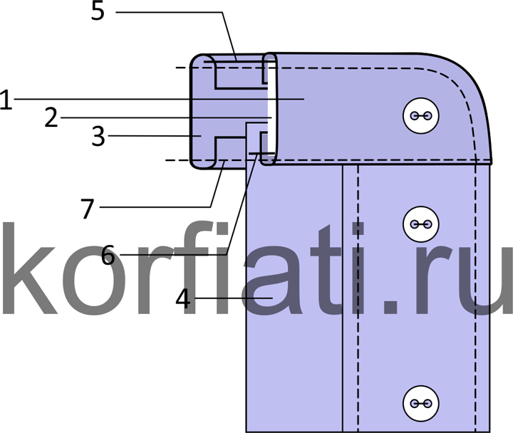 Воротник защитный для собак и кошек VETЗАБОТА на липучке № 10 (1 шт)