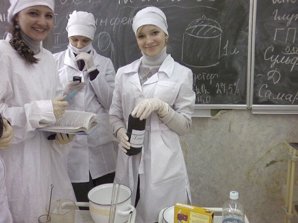 На занятии в колледже. Фото автора.