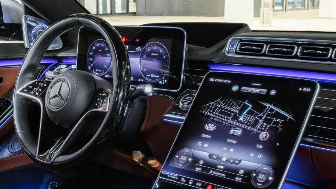 Класс 2020 года фото Mercedes-Benz представил новый S-Class : Салон - космос из мира авто Дзен